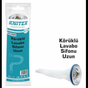 KNİTEX KÖRÜKLÜ LAVABO SİFONU UZUN