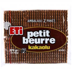 ETİ PETİT BEURRE KAKAOLU BİSKÜVİ 370 GR