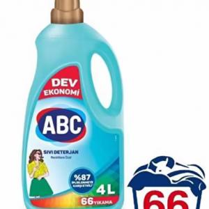 ABC SIVI ÇAMAŞIR DETERJANI RENKLİLERE ÖZEL 4000ML