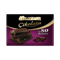 ÜLKER BİTTER ÇİKOLATA %80 60G